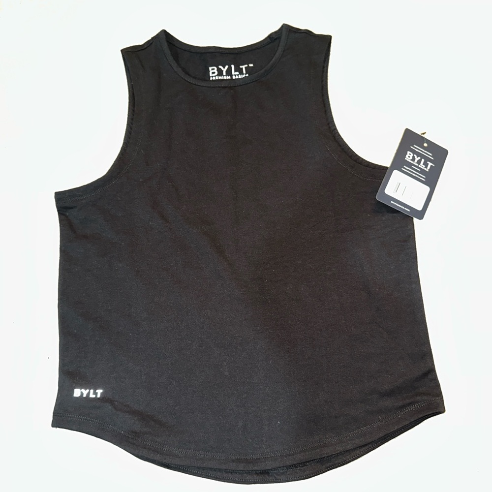 BYLT Basics Black Tank Top